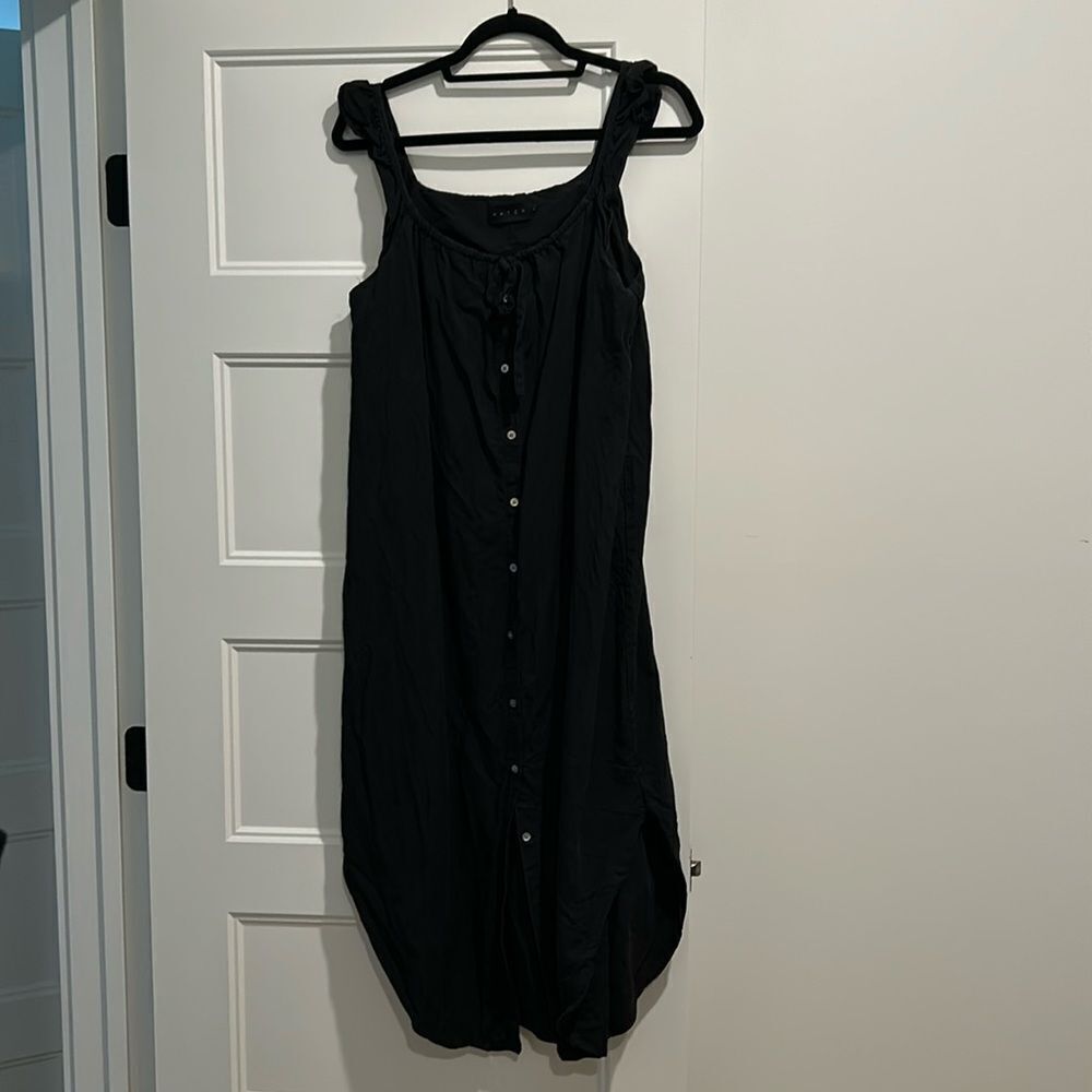 Hatch maternity black long dress size 2